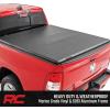 imageRough Country Soft TriFold Vinyl Tonneau Cover for Ram 1500 201920251500 TRX 20212024  Fits 64quot 763quot Bed WeatherResistant Truck Bed Cover