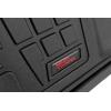 imageRough Country SureFit All Weather Floor Mats for Chevy Silverado ampamp GMC Sierra 1500 Extended Cab 19992006  NonSlip Waterproof Flexible Floor Mat Front ampamp Rear Set