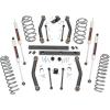 imageRough Country 4quot Lift Kit wM1 Shocks for 20032006 Jeep Wrangler TJ 4WD  90740