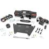 imageRough Country 6500 LB Winch Mount for Polaris Ranger XP 1000  BoltOn Mounting Plate with RS6500S UTV Winch ampamp Synthetic Rope