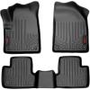 imageRough Country Front ampamp Rear Floor Mats for 20142022 Jeep Cherokee KL  M61702Black