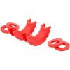 imageRough Country Red DRing Isolators  Pair  RS102