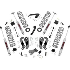 imageRough Country 35quot Lift Kit for 20072018 Jeep Wrangler JK 2Door  69330N3 Shocks