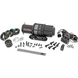 imageRough Country 4500LB UTV Electric Winch  14HP  Synthetic Rope  RS4500S