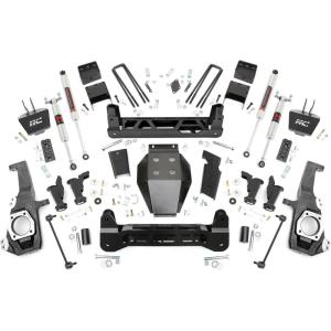 imageRough Country 5quot Lift Kit wM1 Shocks for 20202024 ChevyGMC 2500HD 4WD  11040