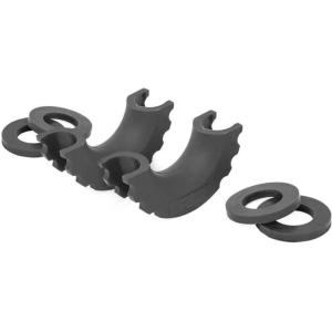 imageRough Country Black DRing Isolators  Pair  RS101
