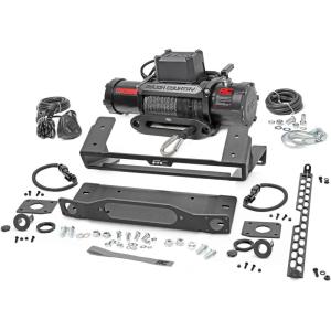 imageRough Country Winch Mount for 20212024 Ford Bronco  PRO12000S  51097