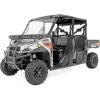 imageRough Country Front Cargo Rack Kit for Polaris Ranger XP 900XP 1000  Rugged Design with 6quot Slimline LED Light Bar ampamp Mesh TieDown Panels