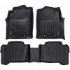 imageRough Country All Weather Floor Mats for Toyota Tacoma DoubleCab 20122015  NonSlip Waterproof Flexible Floor Mat Front ampamp Rear Set