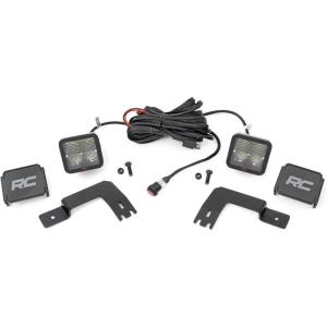 imageRough Country Under Bed LED Light Kit for Polaris Xpedition ADV5 2024 UTV  80W Dual 2quot Spectrum Series Lights 9600 Lumens Wide Flood Beam2