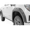 imageRough Country Pocket Fender Flares for GMC Sierra 20192026 ampamp Refresh  2quot Extra Tire Coverage UVResistant ABS Flat Black Set of 4