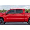 imageRough Country inChannel Window Rain Guards for Chevy Silverado ampamp GMC Sierra 15002500HD3500HD Crew Cab 20192025  Low Profile Window Visors 4Pc Rain Guard for Trucks