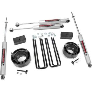 imageRough Country 25quot Leveling Kit wN3 Shocks for 19942001 Ram 1500 4WD  36220trucks offroad jeeps wrangler suspension