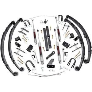 imageRough Country 45quot Lift Kit for 8795 Jeep Wrangler YJ Power Steering  61720