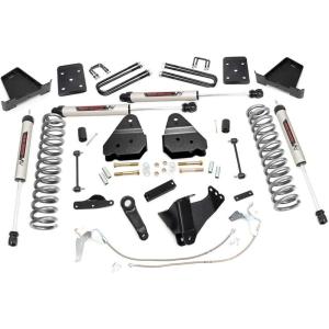 imageRough Country 45quot Lift Kit wV2 Shocks for 20082010 Super Duty 4WD  47870