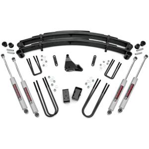 imageRough Country 4quot Lift Kit wN3 Shocks for 19992004 Ford Super Duty 4WD  49530