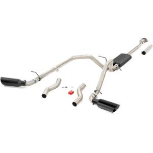imageRough Country Dual CatBack Exhaust for 1924 Ram 1500 2WD4WD  57L  96013