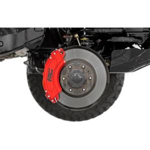 imageRough Country Front Brake Caliper Covers for 20052023 Toyota Tacoma  71146A