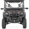 imageRough Country Front Cargo Rack Kit for Honda Pioneer 1000  TrailReady Design with 6quot Slimline LED Light Bar ampamp Mesh TieDown Panels