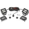 imageRough Country Dual 2quot LED Ditch Light Kit for Ford Bronco 4WD 20212024  2 2in Black Series LED Cubes Flood Beam