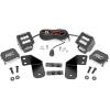 imageRough Country Rear 2quot Flood Cube LED Kit for 20132022 Polaris Ranger  93145