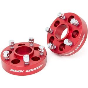 imageRough Country 15quot Wheel Adapters for 9706 Jeep Wrangler TJ  8401 XJ 1092RED