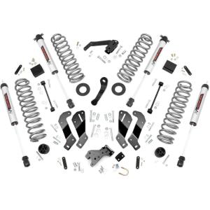 imageRough Country 35quot Lift Kit for 20072018 Jeep Wrangler JK Unlimited  69430V2 Shocks