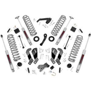 imageRough Country 35quot Lift Kit for 20072018 Jeep Wrangler JK Unlimited  69430trucks offroad jeeps wrangler suspension