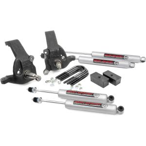 imageRough Country 3quot Lift Kit wN3 Shocks for 19972003 Ford F150 2WD  52830