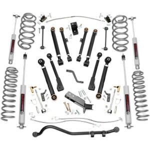 imageRough Country 4quot Suspension Lift Kit for 19972006 Jeep Wrangler TJ  66130