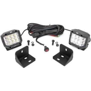 imageRough Country Rear 3quot Wide Angle OSRAM LED Kit for 1622 CanAm Defender  71024