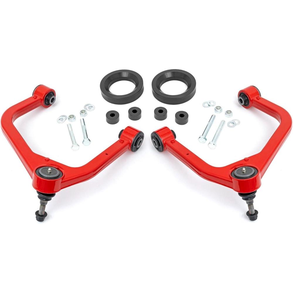 imageRough Country 175quot Leveling Kit for 20192024 GMC Sierra 1500 AT4 4WD  1325RED