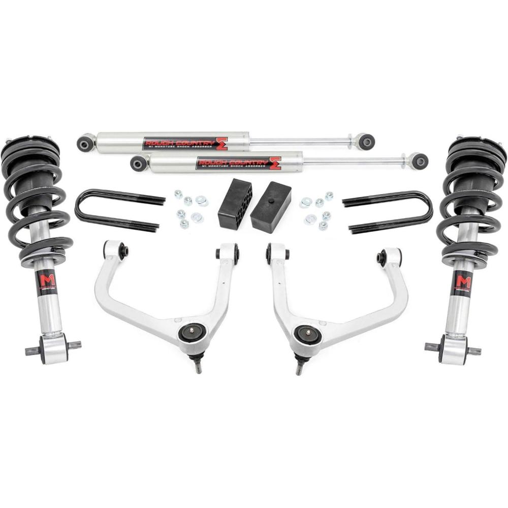 imageRough Country 35quot Lift Kit wM1 Struts for 20192024 GMC Sierra 150028840