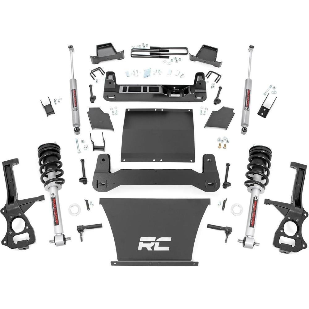 imageRough Country 6quot Lift Kit wN3 Struts for 20192024 GMC Sierra 1500 4WD  22932