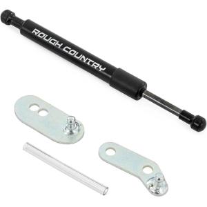 imageRough Country Hydraulic Tailgate Assist for Nissan Titan 2WD4WD 20172024  Smooth Controlled Tailgate Drop NoDrill BoltOn Damper Kit
