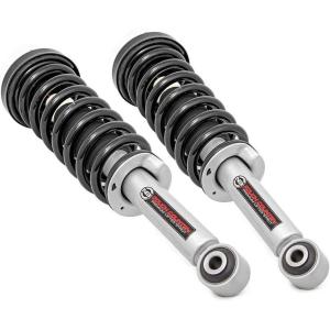 imageRough Country 3quot Loaded N3 Lifted Struts for 20092013 Ford F150 4WD  501070