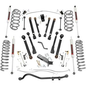 imageRough Country 4quot Suspension Lift Kit for 19972006 Jeep Wrangler TJ  66140