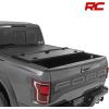 imageRough Country Hard TriFold Truck Bed Tonneau Cover for Ford F150 202126 Lightning 20222667 Bed
