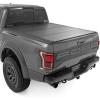 imageRough Country Hard TriFold Truck Bed Tonneau Cover for Ford F150 202126 Lightning 20222667 Bed