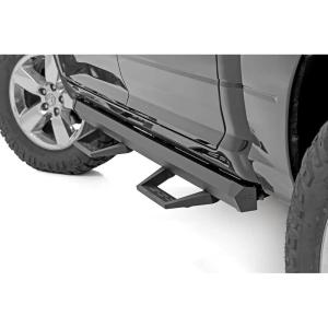 imageRough Country SRL2 Aluminum Side Steps for Ram 1500 20102018  Modular Running Boards with Adjustable Step Placement
