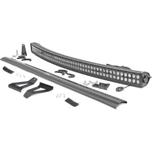 imageRough Country 50 Black Series LED Windshield Kit for 19842001 Jeep XJ  70072
