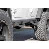 imageRough Country Contoured Drop Steps for Jeep Wrangler JK 20072018 4Door  Flush Fit Rails with Side Steps