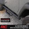 imageRough Country Nerf Step Bars for Jeep Wrangler JL 20182025 2Door  Rugged Nerf Bars with Side Steps BoltOn Install