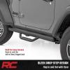 imageRough Country Nerf Step Bars for Jeep Wrangler JL 20182025 2Door  Rugged Nerf Bars with Side Steps BoltOn Install