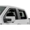 imageRough Country inChannel Window Rain Guards for Ford F150Lightning F250 F350 Raptor Crew Cab 20152025  Low Profile Window Visors 4Pc Rain Guard for Trucks