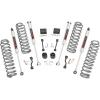 imageRough Country 25 Lift Kit w V2 Shocks for Jeep Wrangler JL Unlimited Rubicon 20182023 4Door  Fits up to 35 TiresM1 Shocks