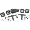 imageRough Country Quad Black Series LED Light Pod Kit for 1823 Jeep JLJT  70823