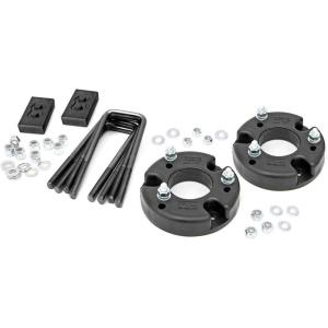 imageRough Country 2 Nylon Lift Kit wN3 Shocks for 2124 Ford F150 2WD4WD  57130Strut SpacersLift Blocks