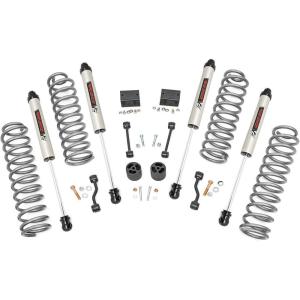 imageRough Country 25 Lift Kit w N3 Shocks for Jeep Wrangler Unlimited 4Door 20242025  Balanced Suspension System for Road Comfort amp Trail ReadinessV2 Shocks