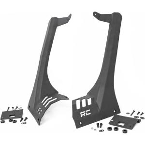 imageRough Country 50 Upper Windshield Mounting Brackets for 1822 Jeep JLJT 70063